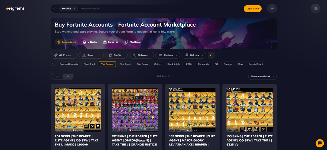 Fortnite Marketplace | igitems